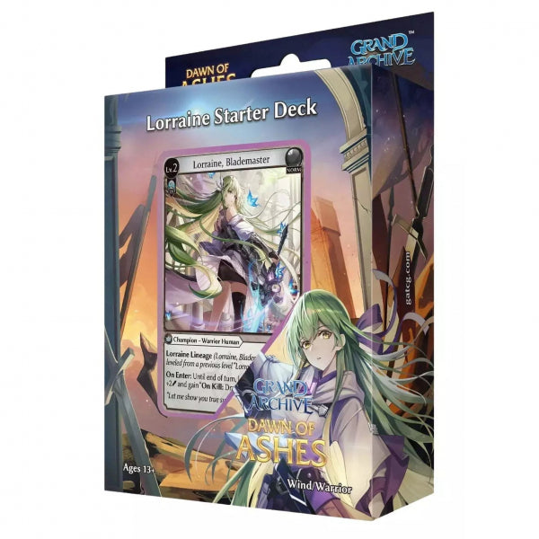 GRAND ARCHIVE TCG『DAWN OF ASHES』DOA スターターデッキ Lorraine Weebs of the Shore
